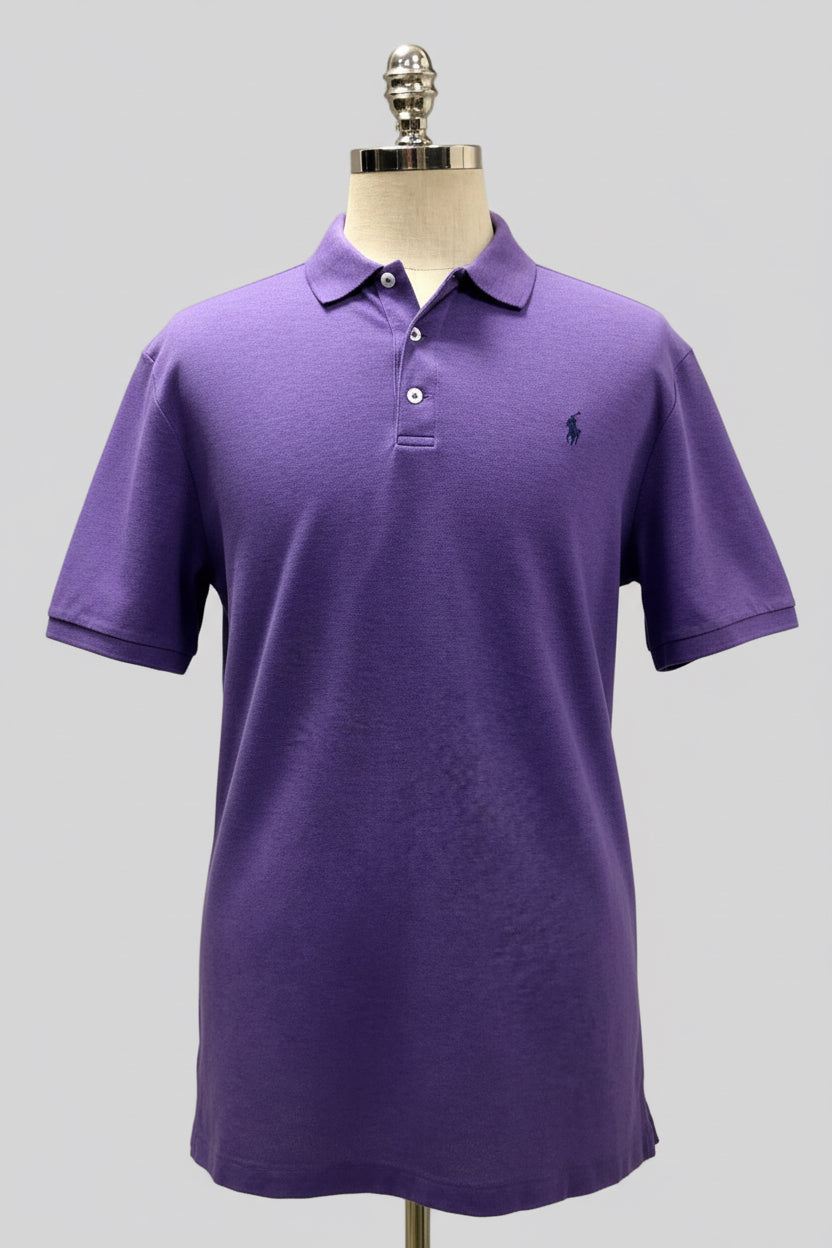 Camiseta Polo Ralph Lauren 🏇🏼 color morado Talla XL Entalle Clásico