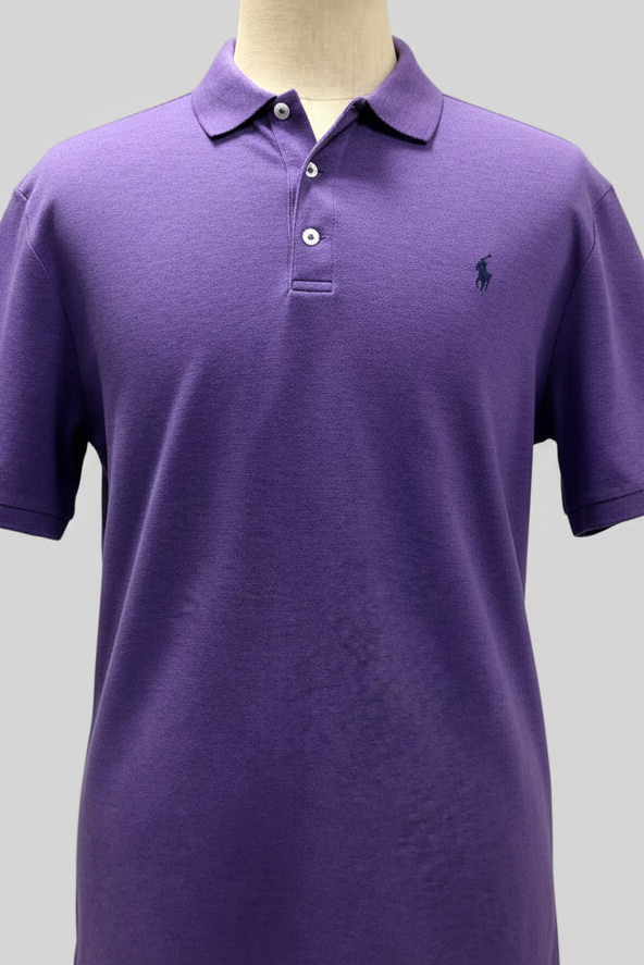 Camiseta Polo Ralph Lauren 🏇🏼 color morado Talla XL Entalle Clásico