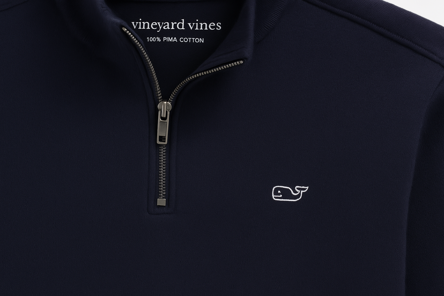 Sueter Jersey Vineyard Vines 🐳 color azul navy Tela algodón Pima Talla M