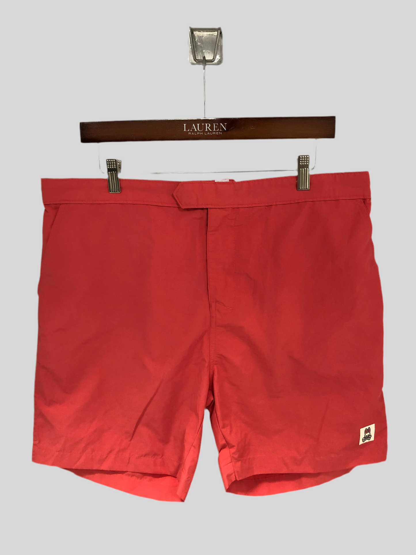 Short de baño Psycho Bunny 🐰  color rosado magenta Talla L