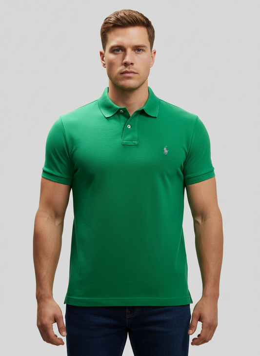 Camiseta Polo Ralph Lauren 🏇🏼 color verde Talla M Entalle Clásico