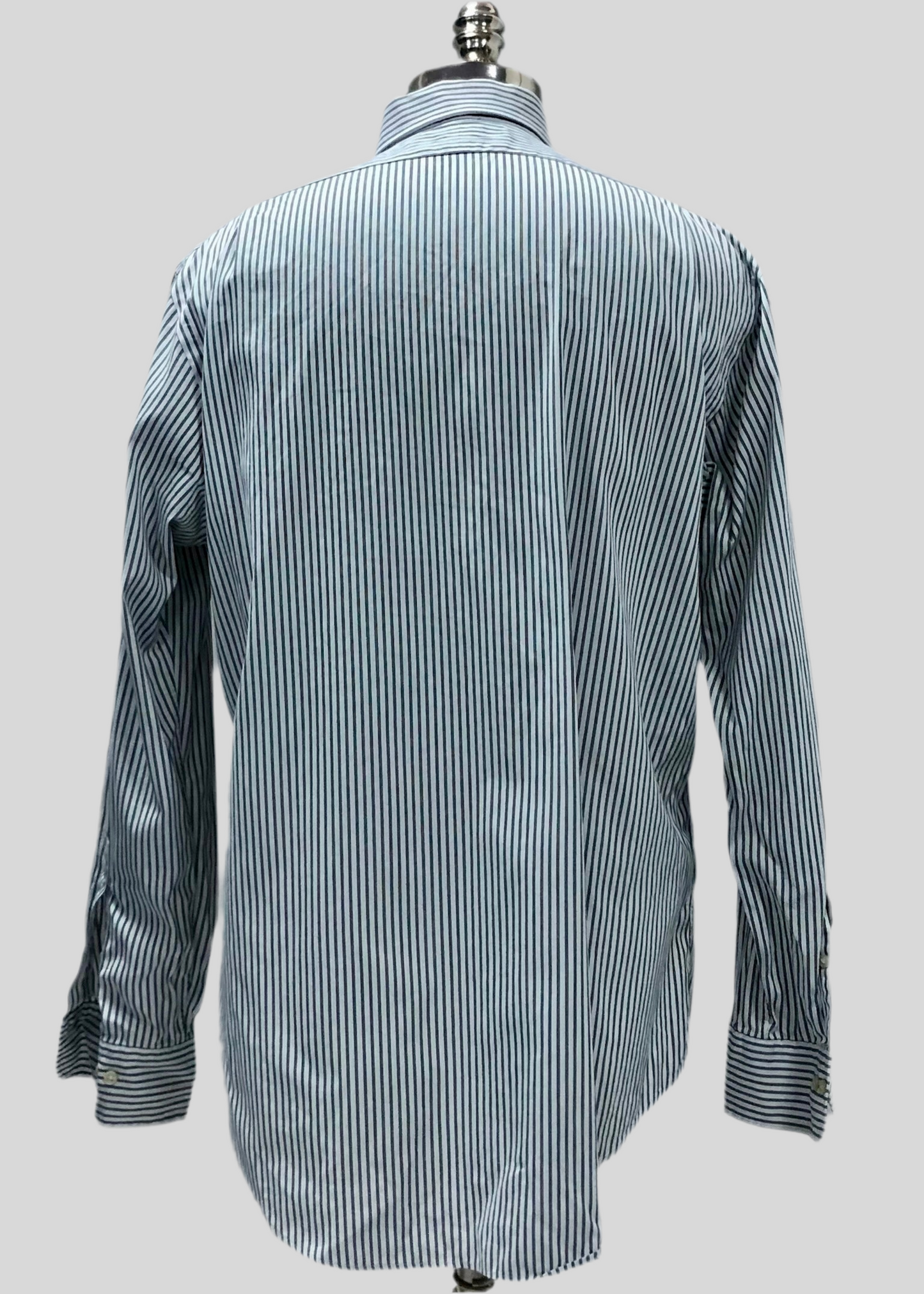 Camisa de botones Polo Ralph Lauren 🏇🏼 color blanco de rayas en negro Talla L Entalle Regular