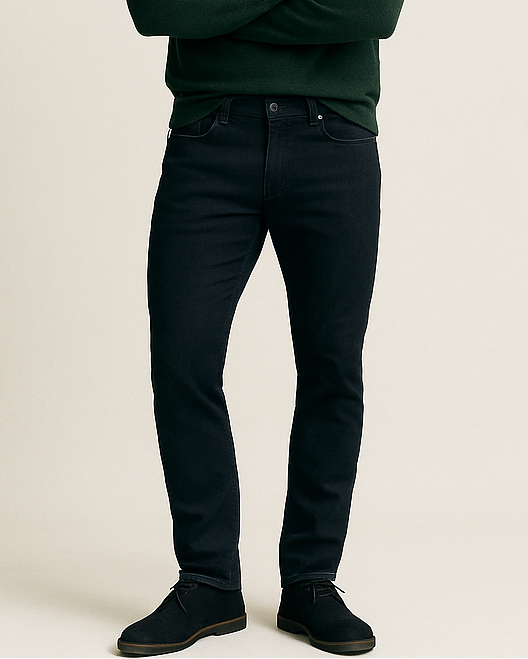 Pantalón jeans Uniqlo color negro Talla 33x34 Corte Slim Fit