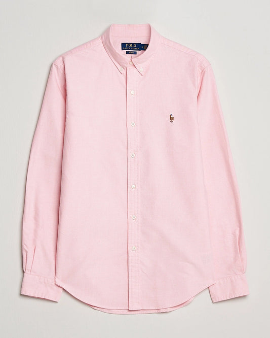 Camisa de botones Polo Ralph Lauren 🏇🏼 Oxford en color rosado claro Talla XXL Entalle Clásico