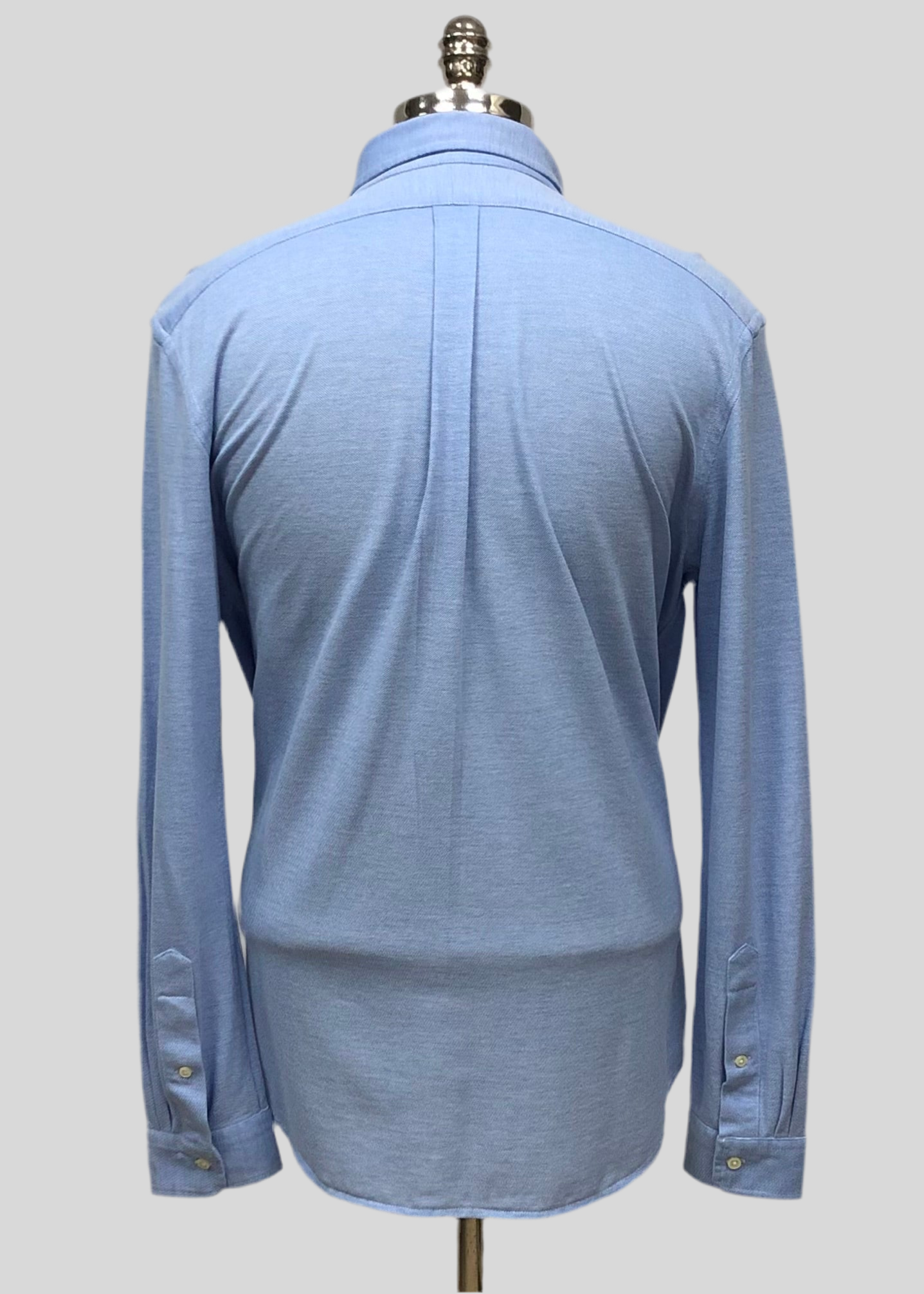 Camisa Polo Ralph Lauren 🏇🏼 Tela camiseta (Featherweight Mesh) en color celeste Talla XL Entalle Regular