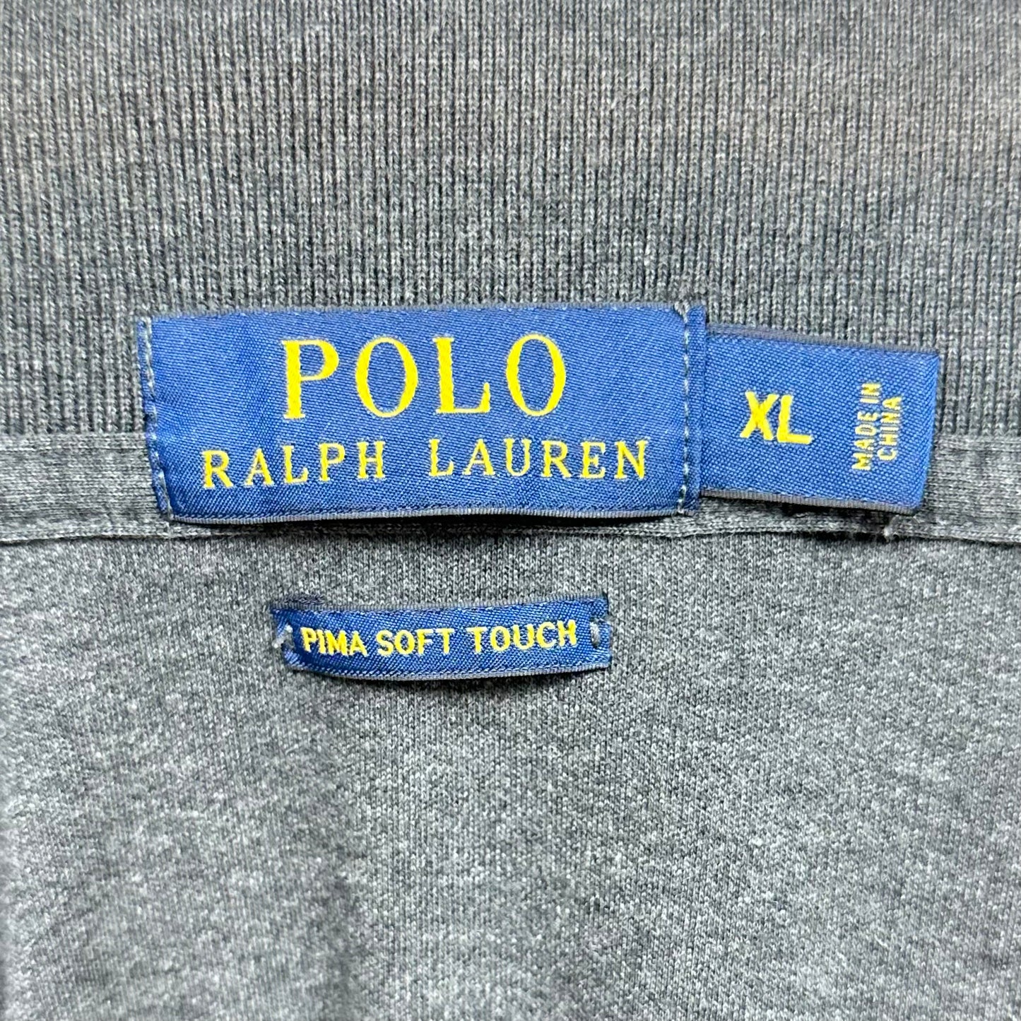 Camiseta Polo Ralph Lauren 🏇🏼color gris oscuro Talla XL Entalle Regular