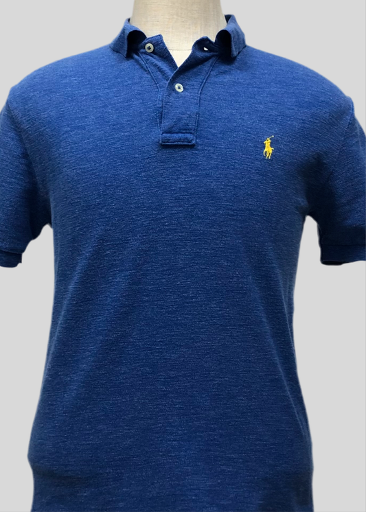 Camiseta Polo Ralph Lauren 🏇🏼 color azul con degradado en blanco Talla S Entalle Clásico (ver descripción)