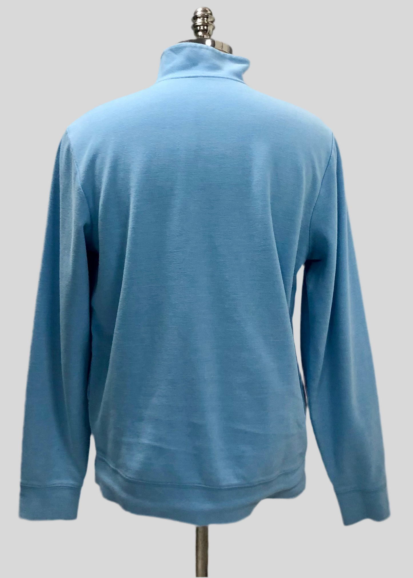 Sueter Jersey Vineyard Vines 🐳 color celeste claro con logo tradicional Tela algodón Pima Talla M