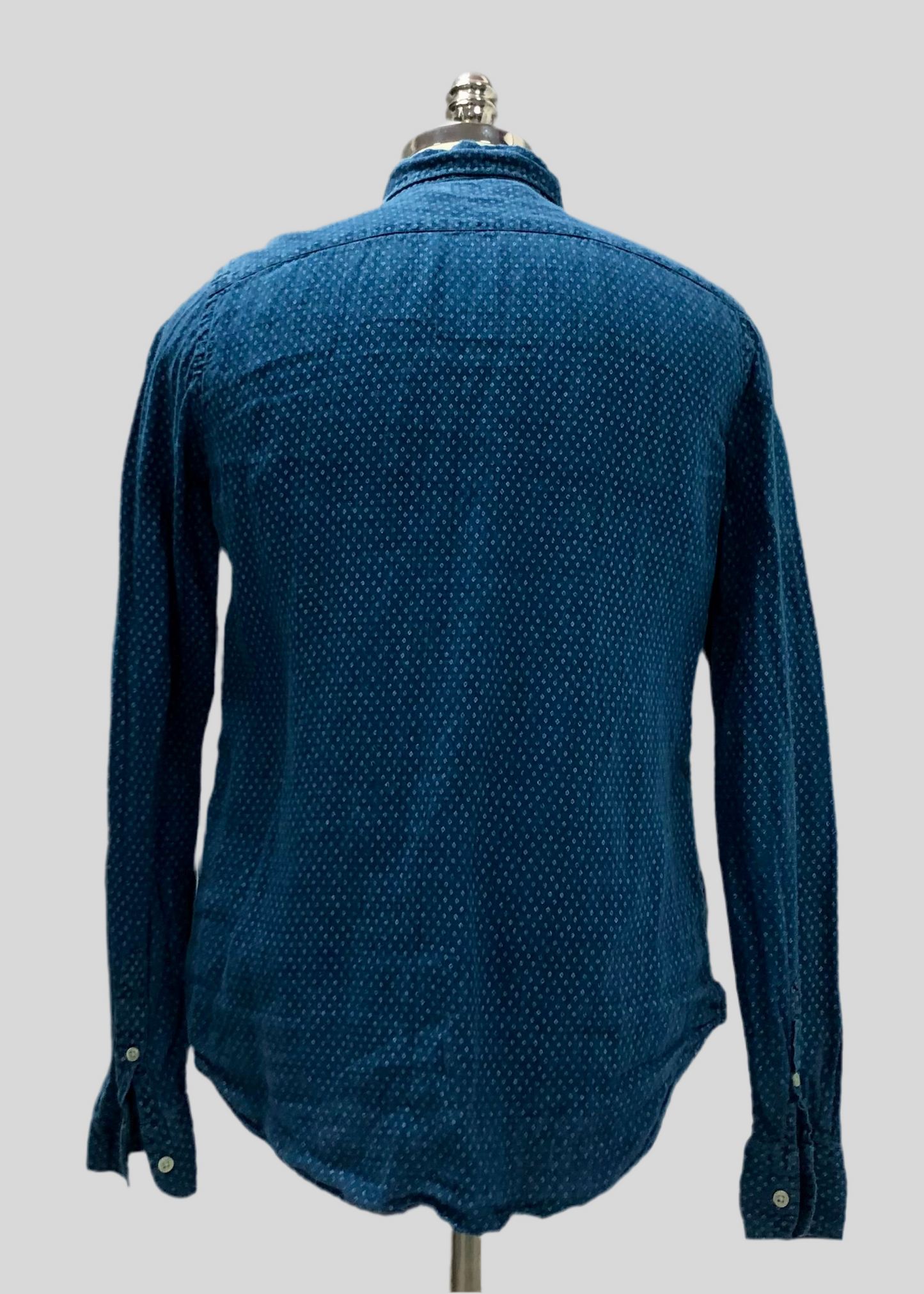 Camisa de botones Polo Ralph Lauren 🏇🏼 en color azul navy con diseño de Tríptico Talla L Entalle Regular
