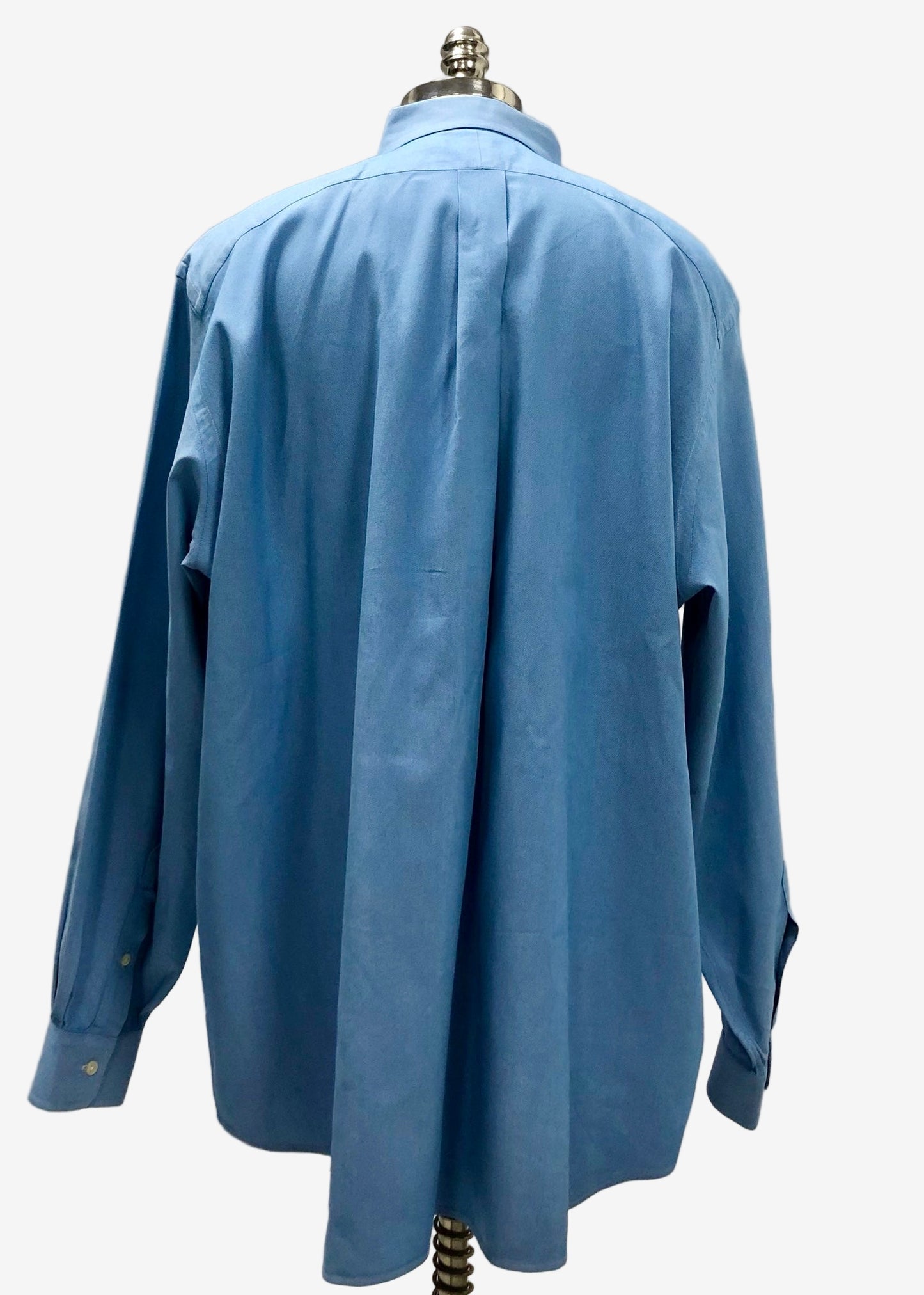 Camisa de botones Polo Ralph Lauren 🏇🏼 Oxford en color Celeste Talla XXL Entalle Regular (ver descripción)