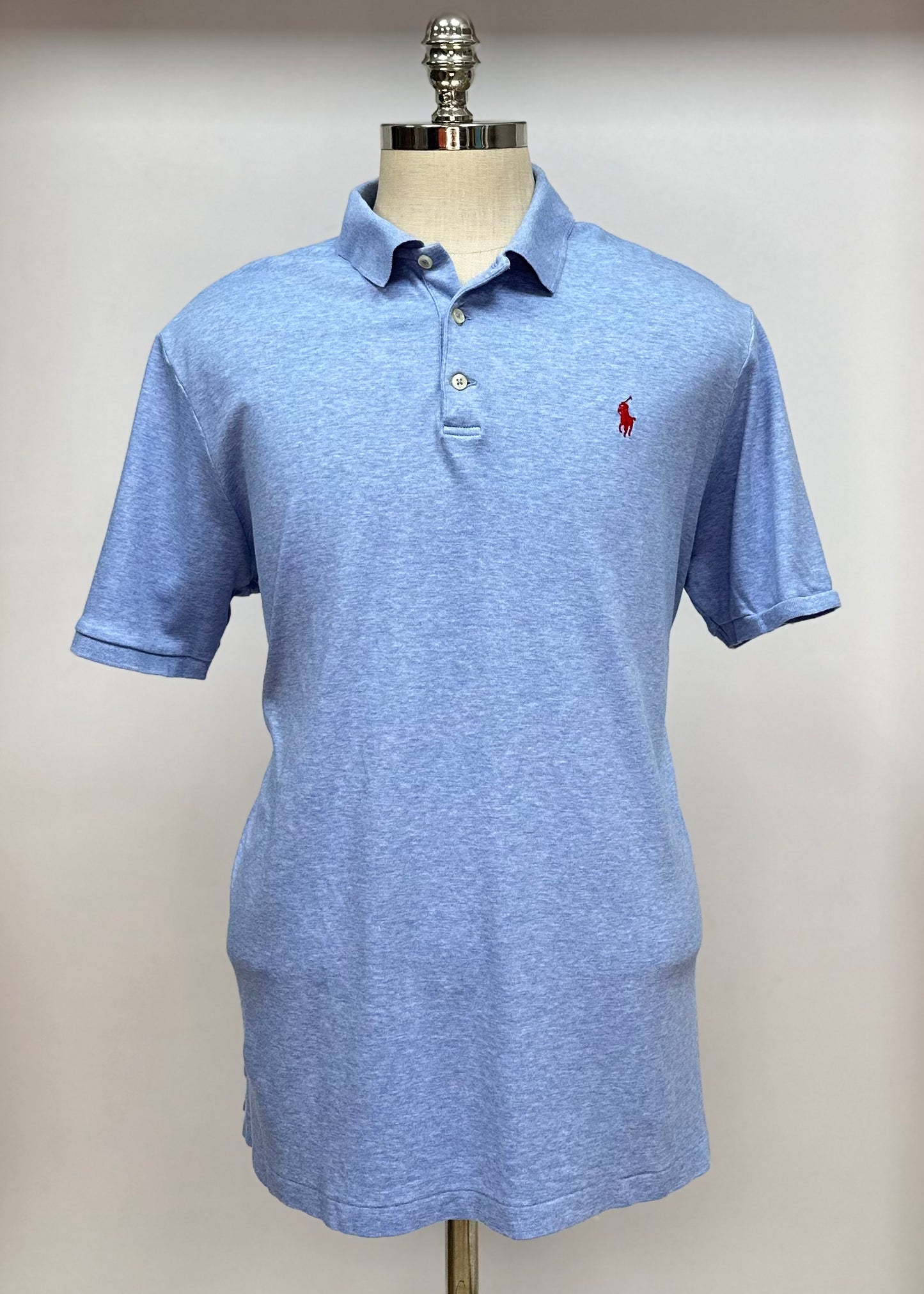 Camiseta Polo Ralph Lauren 🏇🏼color celeste Talla XL Entalle Clásico