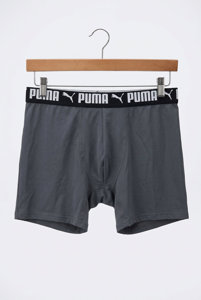 Boxers Briefs Puma 🐆 Tela con spandex color gris Talla L