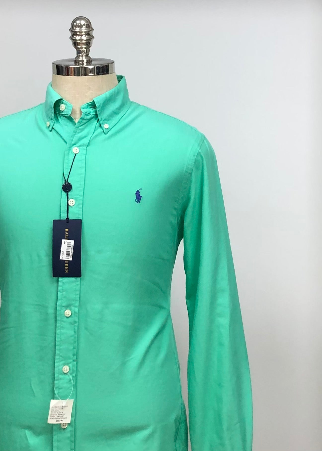 Camisa de botones Polo Ralph Lauren 🏇🏼  en color verde Talla M Entalle Regular (ver descripción)