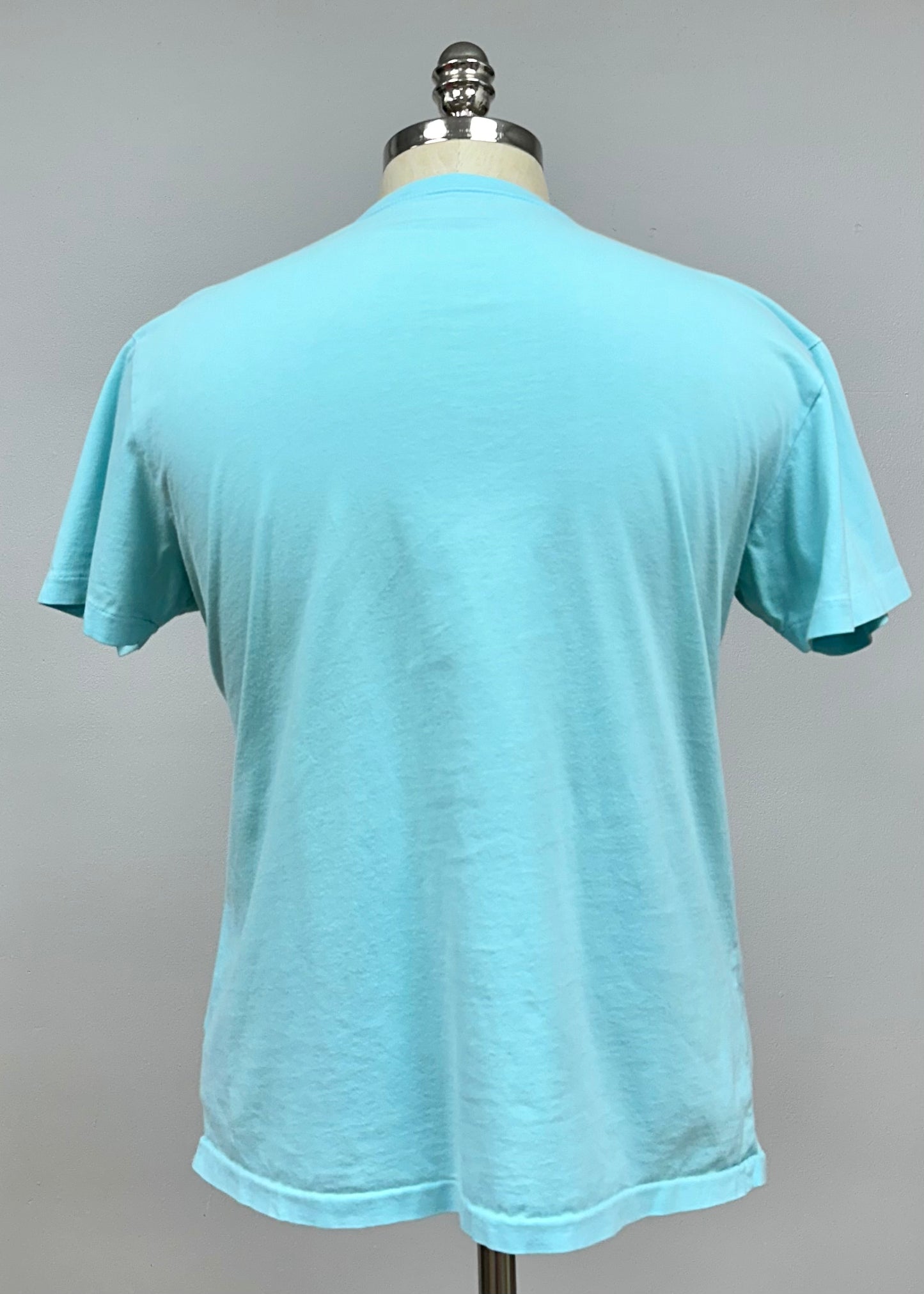 Camiseta cuello redondo Polo Ralph Lauren 🏇🏼 color celeste Talla M Entalle Regular