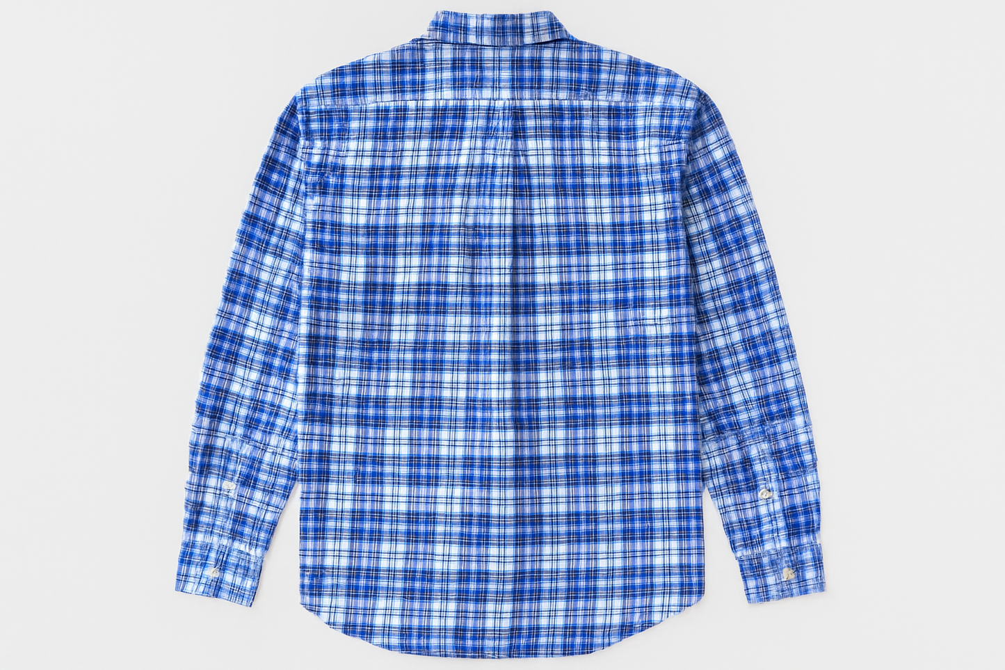 Camisa de botones Polo Ralph Lauren 🏇🏼 de cuadros azul, celeste y blanco Talla M Entalle Regular