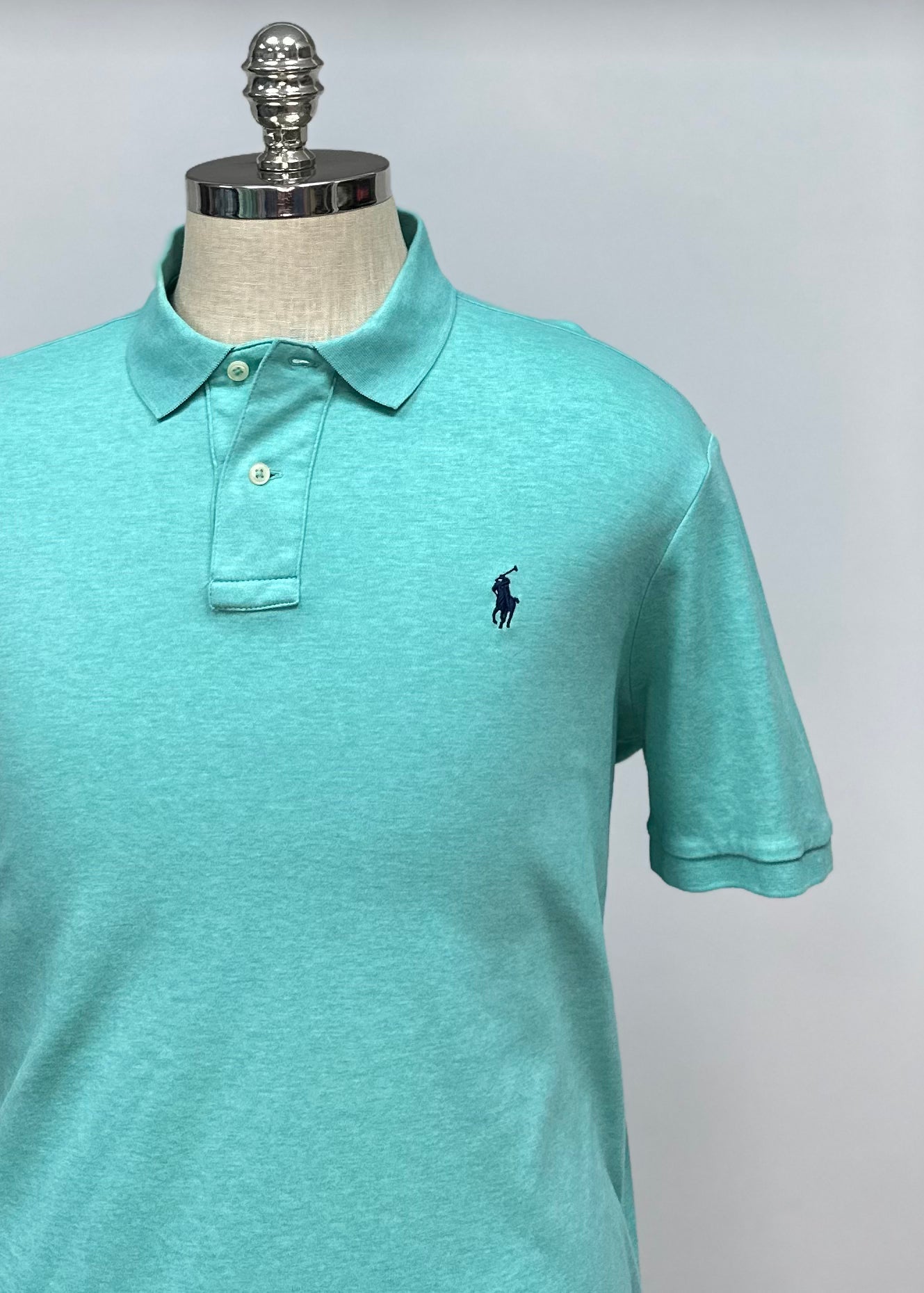 Camiseta Polo Ralph Lauren 🏇🏼color turquesa Talla L Entalle Clásico