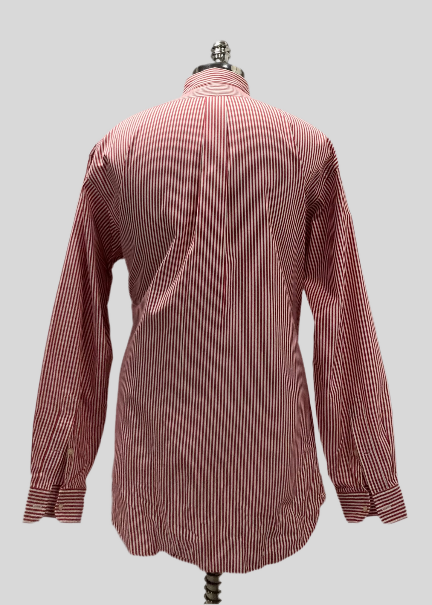 Camisa de botones Polo Ralph Lauren 🏇🏼 con rayas en color rojo y blanco Talla XL Entalle Regular