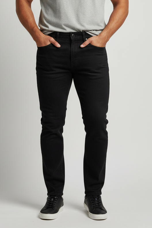 Pantalón jeans Levis Strauss Color negro Talla 31x32 Corte Slim Fit Stretch