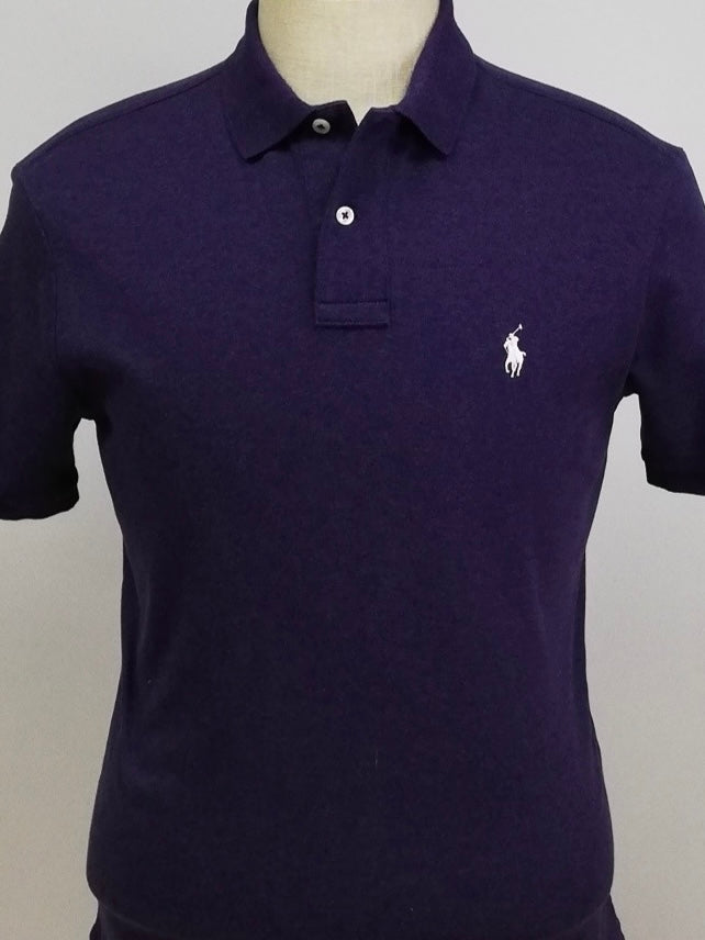 Camiseta Polo Ralph Lauren 🏇🏼color morado Talla S Entalle Regular