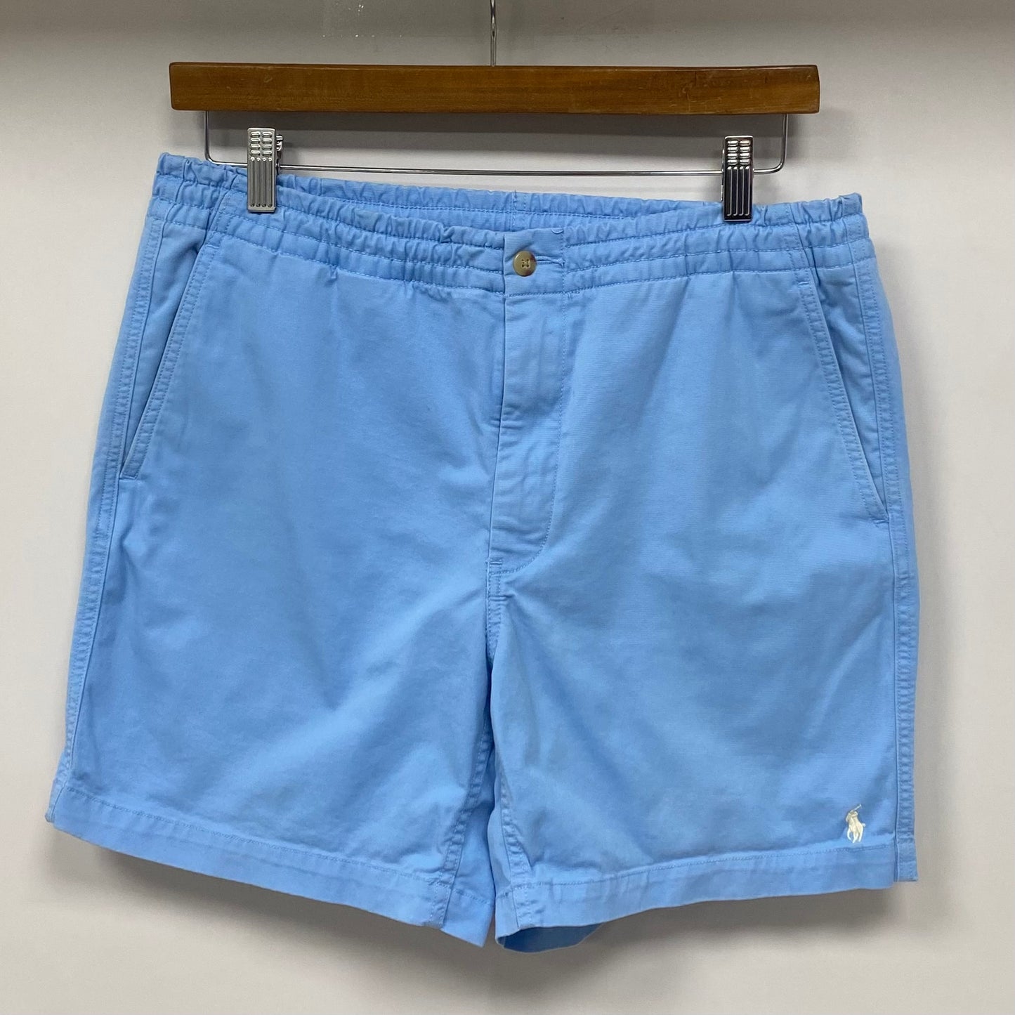 Short Casual Polo Ralph Lauren color celeste talla M