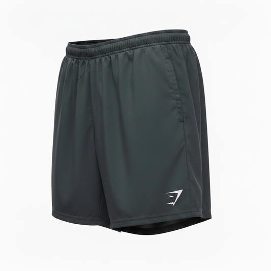 Short Deportivo Gymshark 🏋🏼‍♂️ Tela performance color gris oscuro talla L
