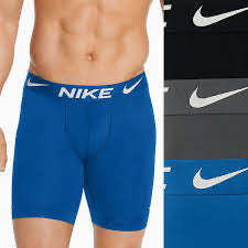 Paquete de 3 Calzoncillos tipo Boxer Nike Essential Micro - Tela dry-fit en Talla S y M