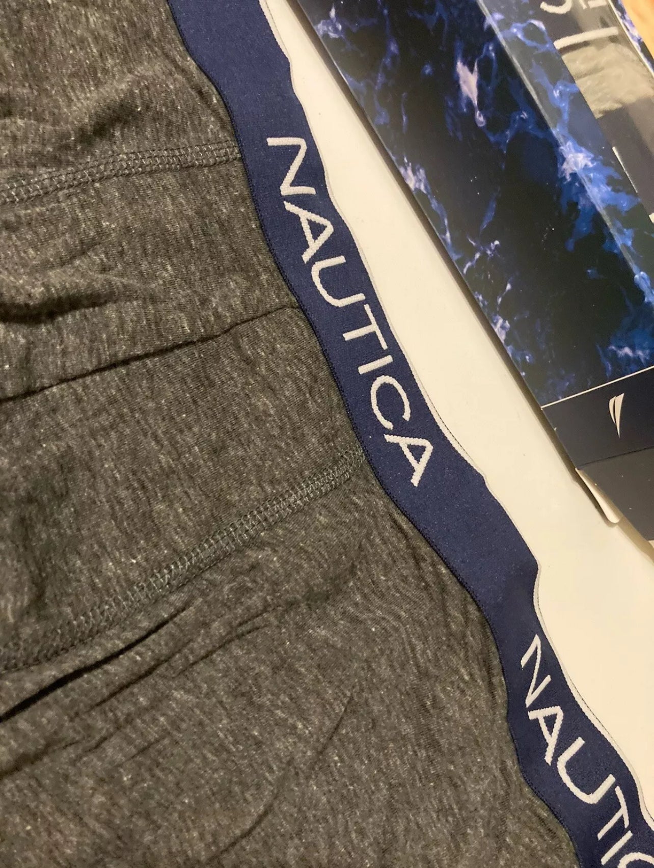 Paquete de 3 Boxers Briefs Nautica ⚓️ Tela de algodón stretch color azul Talla L