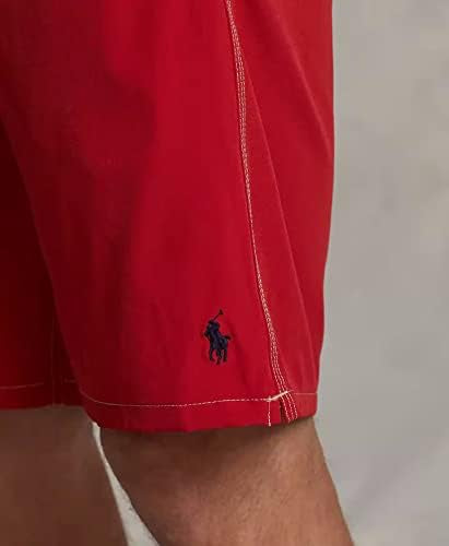 Short de baño Polo Ralph Lauren 🏇🏼 color rojo con logo en negro talla S