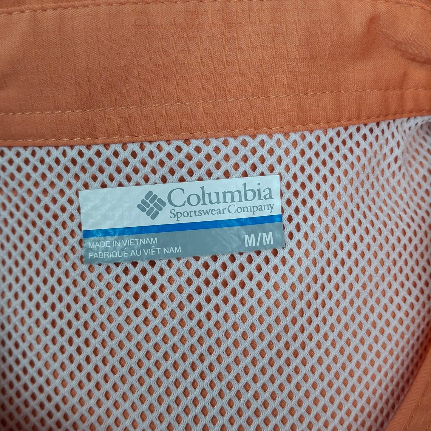 Camisa Columbia 🔹color naranja con Omni Shade Manga corta Talla M (ver descripción)