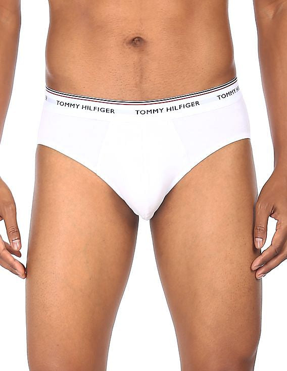 Paquete de 3 Calzoncillos a la cintura Tommy Hilfiger - Tela de algodon en color blanco Talla XL