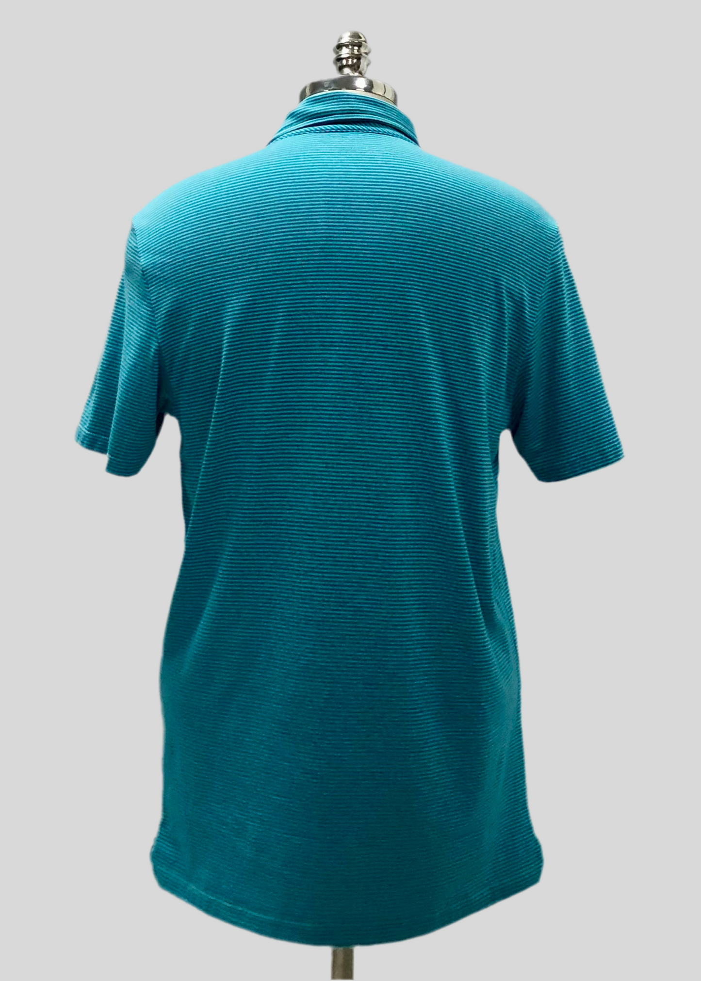 Camiseta Polo Vineyard Vines 🐳 con rayas en verde y azul Talla S Entalle Regular