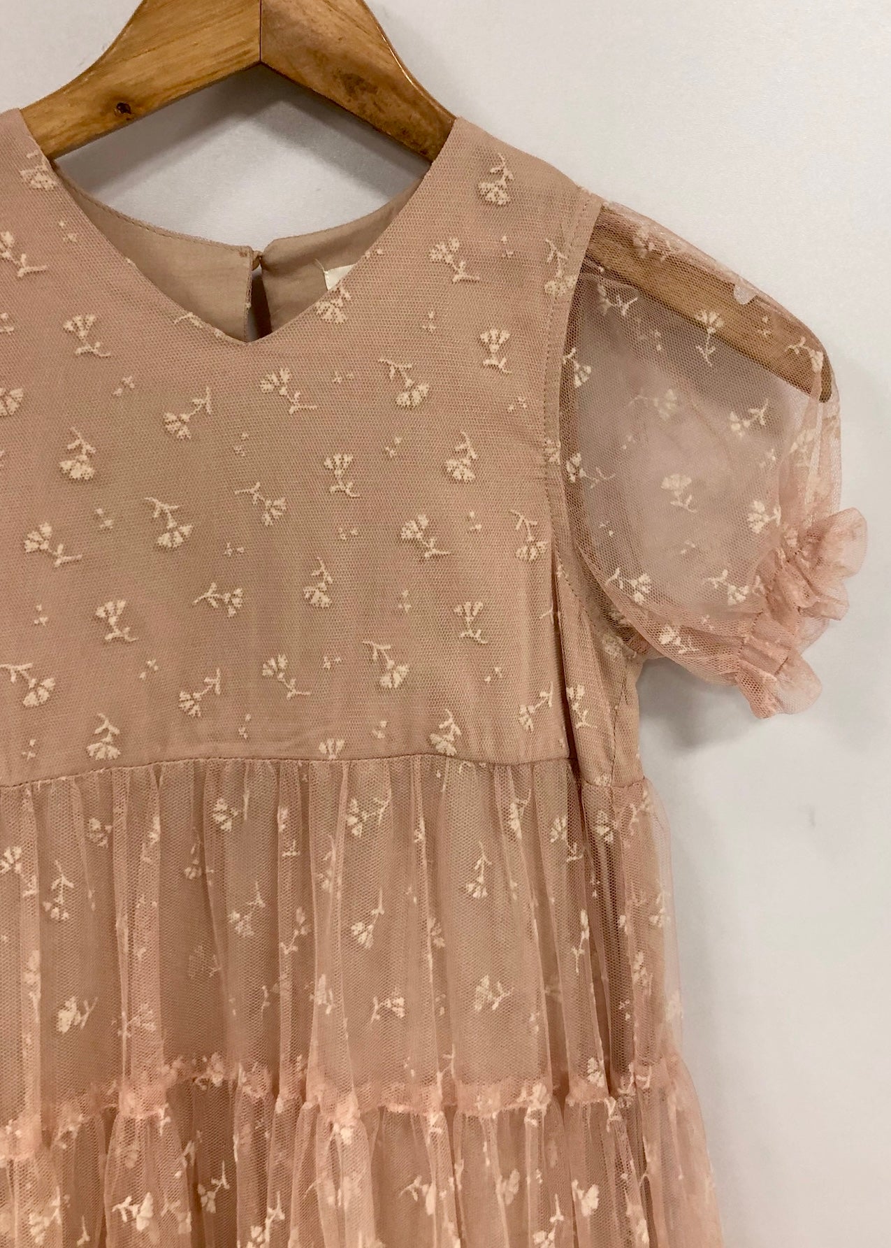 Vestido de niña Europeo Noralee ⭐️ Color rosado claro Talla 6