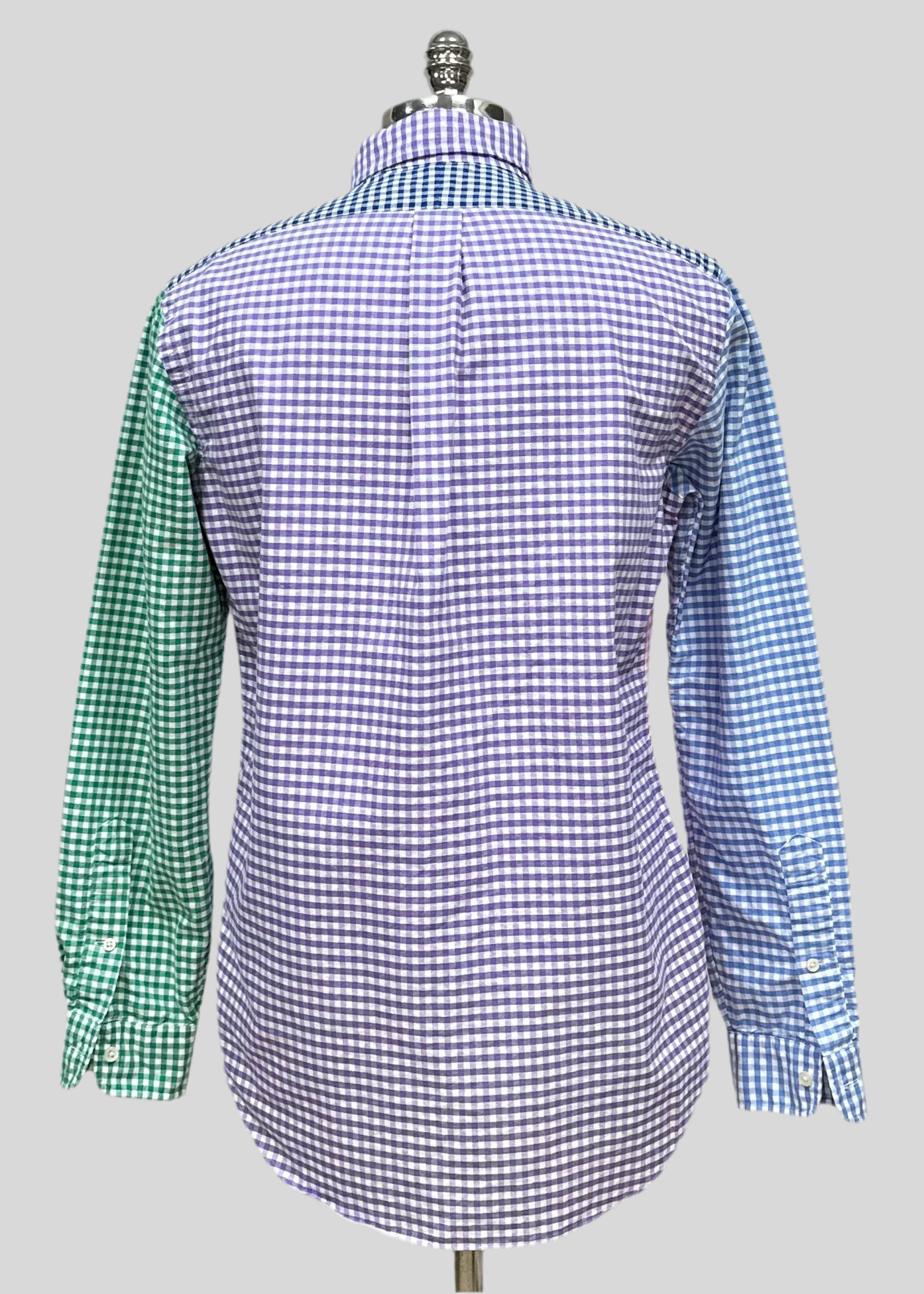 Camisa de botones Polo Ralph Lauren 🏇🏼 Oxford de cuadros gingham multicolor Talla M Entalle Regular