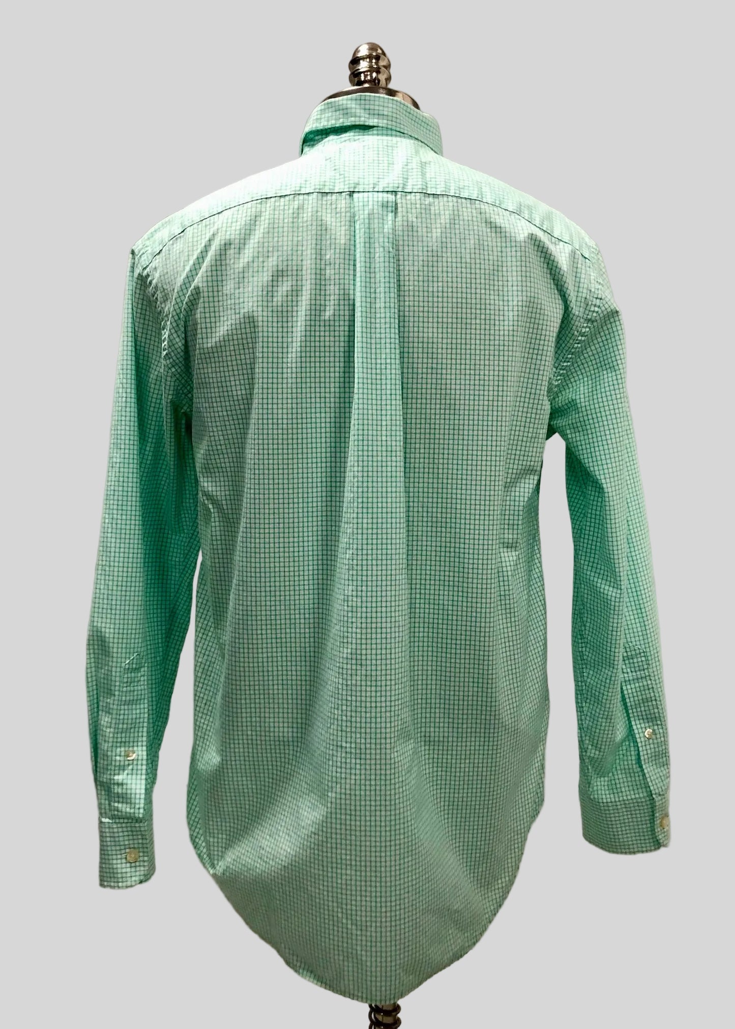 Camisa Vineyard Vines 🐳 Color blanco de cuadros en color turquesa Talla M Entalle Clásico
