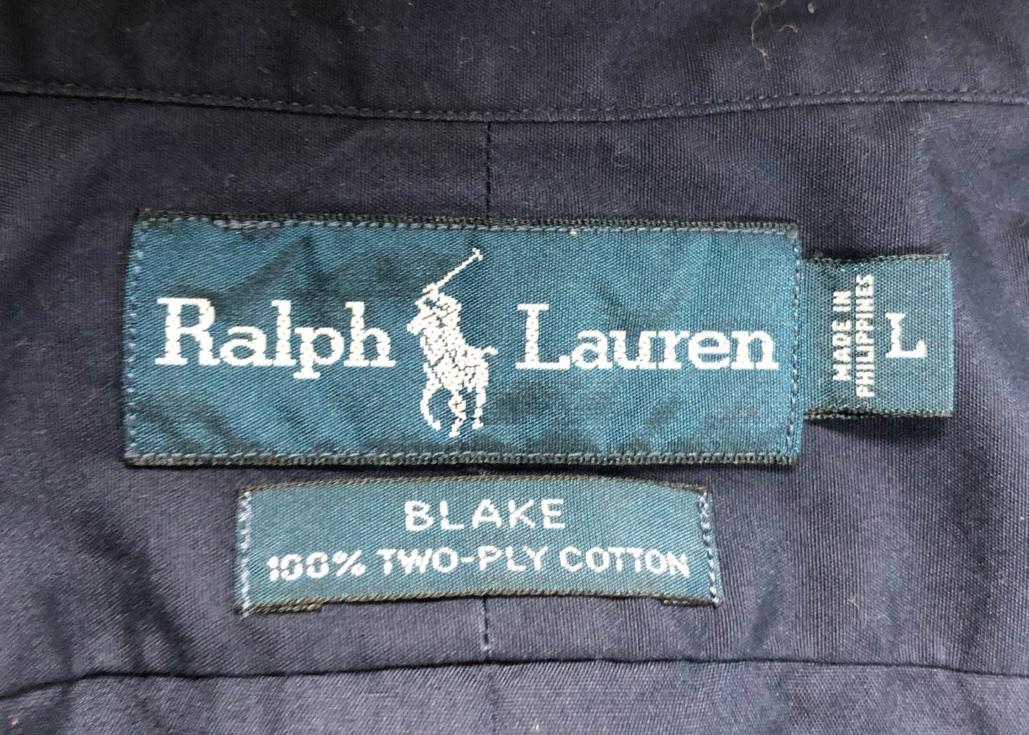 Camisa de botones Polo Ralph Lauren 🏇🏼 en color azul navy Talla XL Entalle Regular