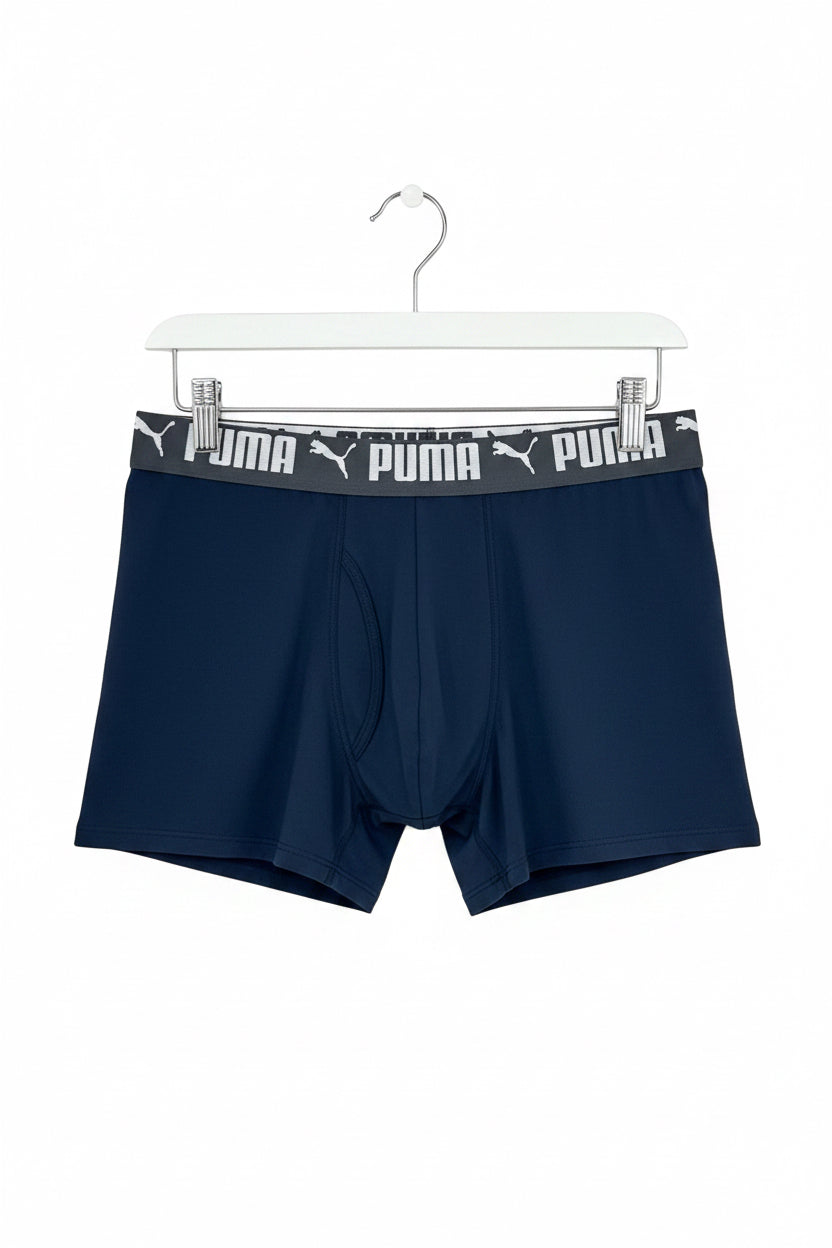 Boxers Briefs Puma 🐆 Tela Performance color azul oscuro Talla L