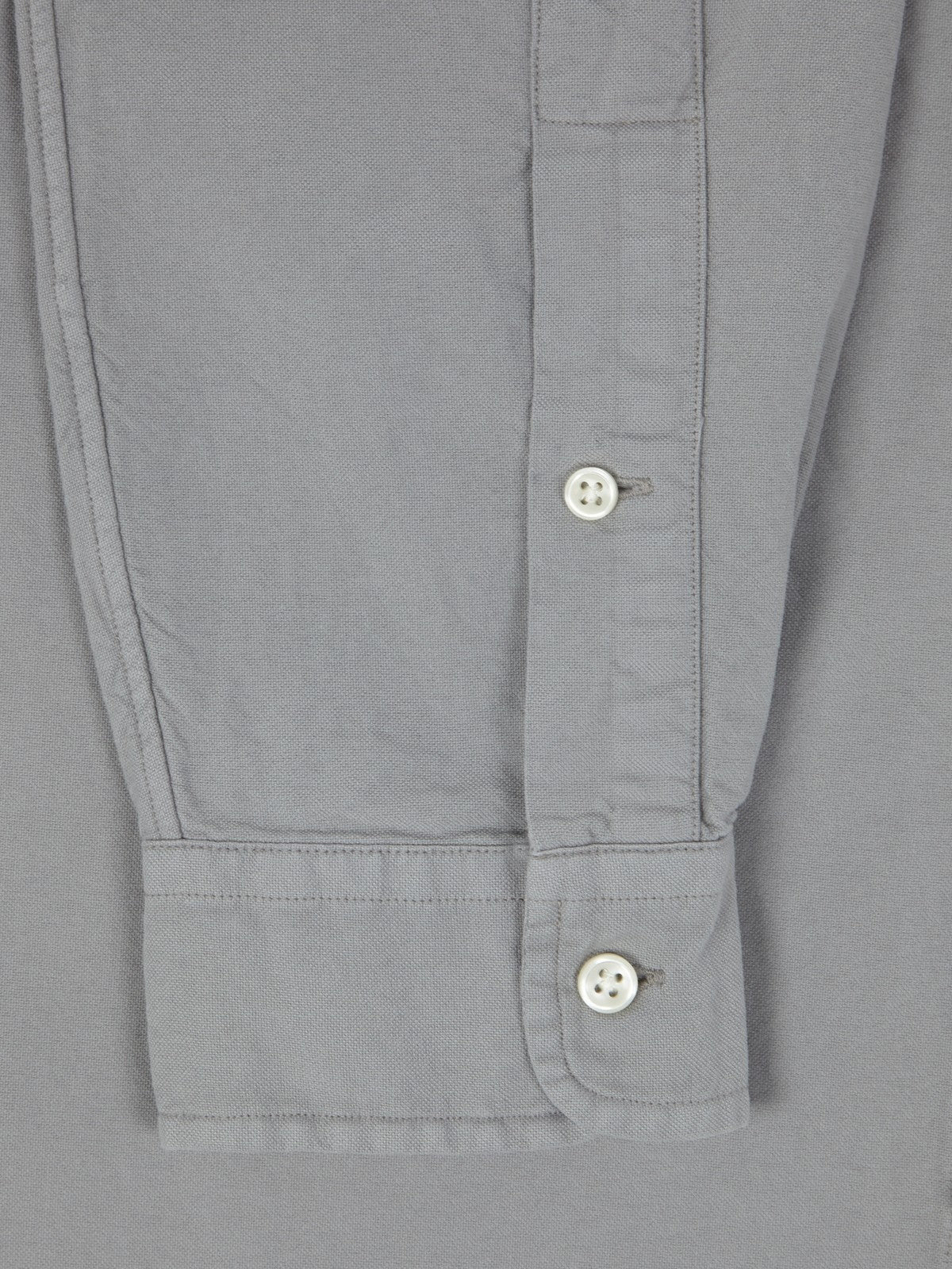 Camisa de botones Polo Ralph Lauren 🏇🏼 Oxford en color gris Talla XL Entalle Clásico
