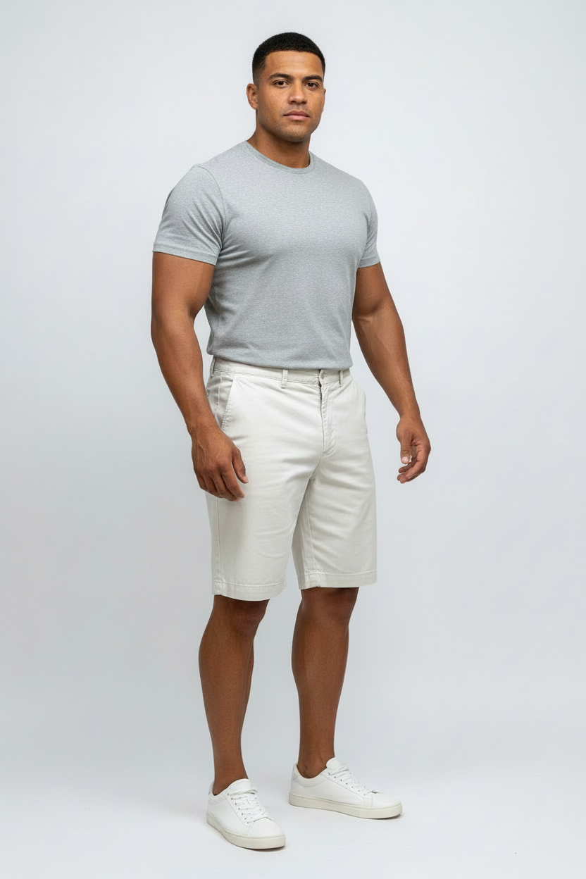 Short Casual Polo Ralph Lauren🏇 color Crema claro talla 32