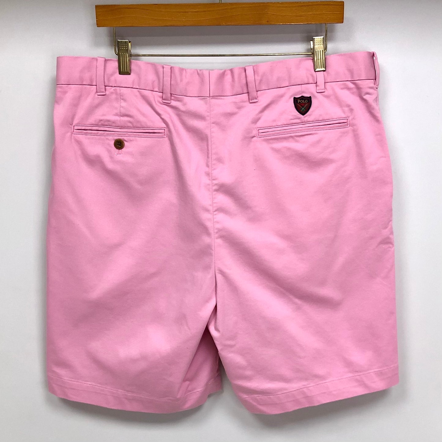 Short Casual Polo Ralph Lauren color rosado claro Talla 36