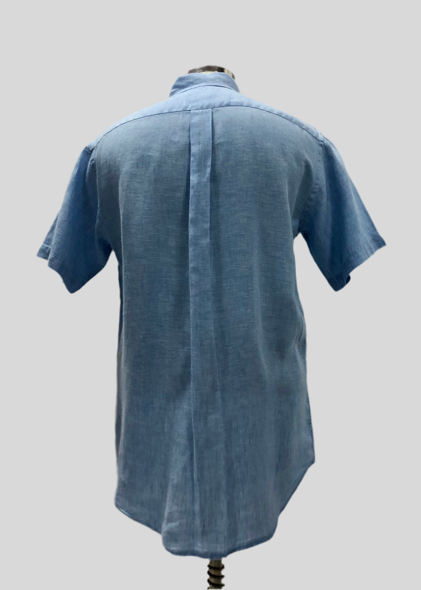 Camisa Brooks Brothers 🐑 De lino color celeste Talla M Entalle Regular