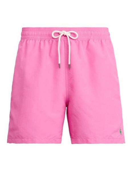 Short de baño Polo Ralph Lauren 🏇🏼 color rosado y logo bordado en color verde talla XXL