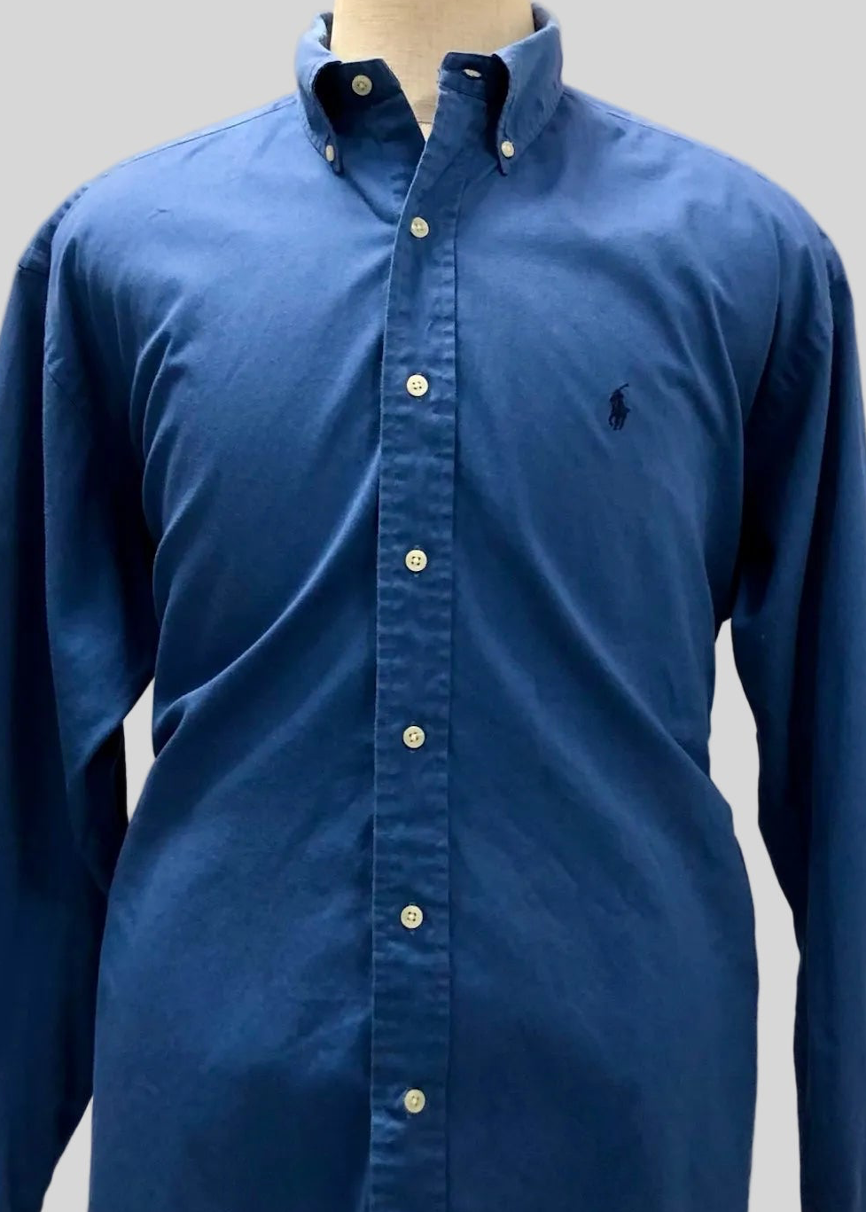 Camisa de botones Polo Ralph Lauren 🏇🏼  en color azul Talla XL Entalle Regular (ver descripción)