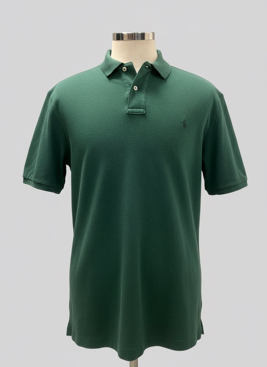 Camiseta Polo Ralph Lauren 🏇🏼 color verde oscuro Talla XL Entalle Regular