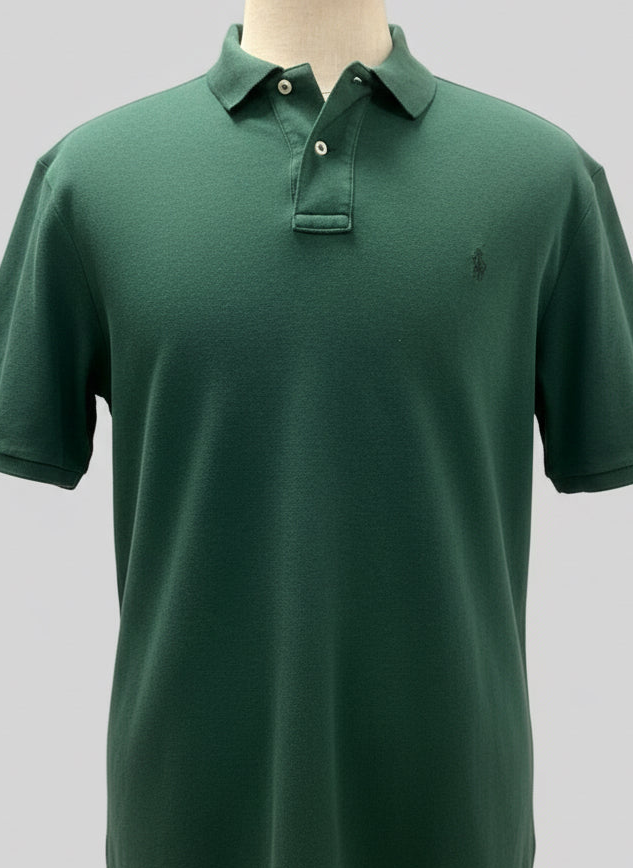 Camiseta Polo Ralph Lauren 🏇🏼 color verde oscuro Talla XL Entalle Regular