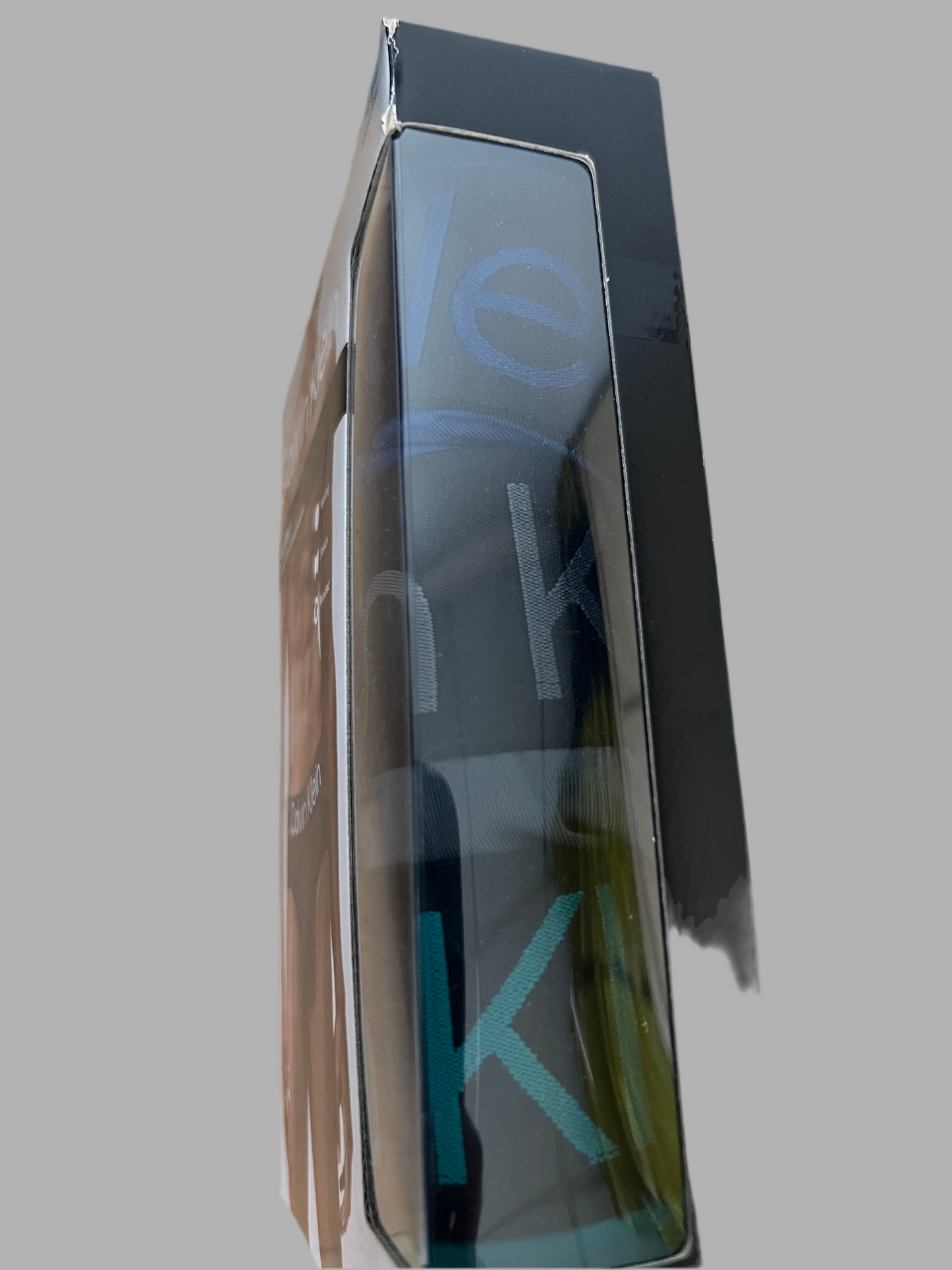 Paquete de 3 Calzoncillos a la cintura Calvin Klein - Tela microfibra stretch en color azul, gris y verde Talla L