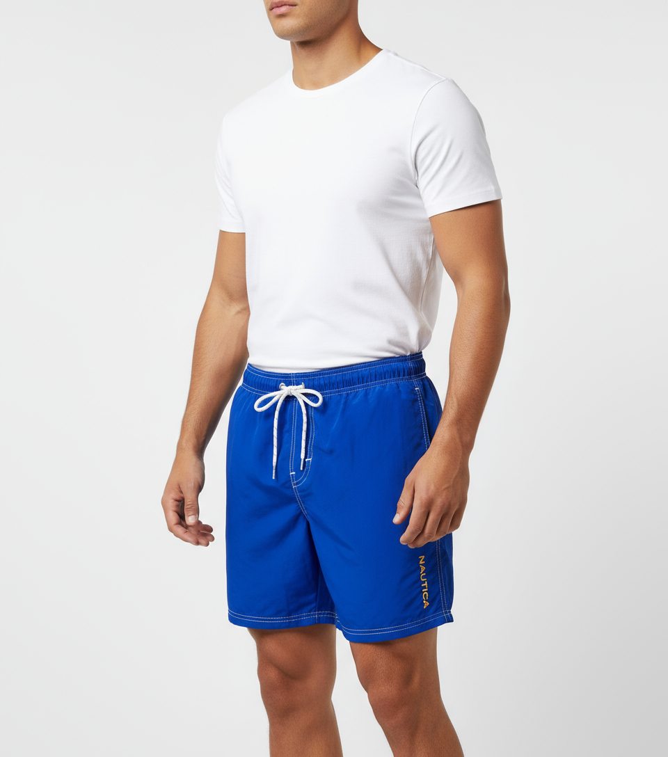 Shorts de baño en color azul Nautica ⚓️ talla S