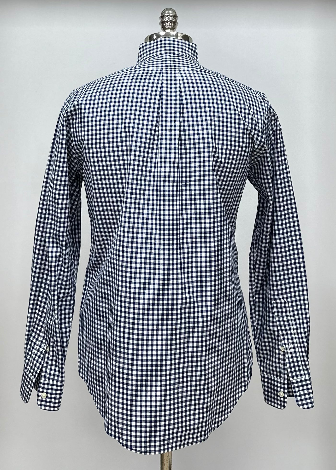 Camisa Polo Ralph Lauren 🏇🏼 con patron de cuadros gingham azul y blanco Talla M Entalle Slim Fit