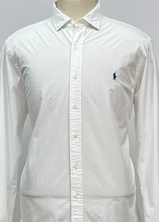 Camisa de botones Polo Ralph Lauren 🏇🏼 en color blanco Talla XL Entalle Regular