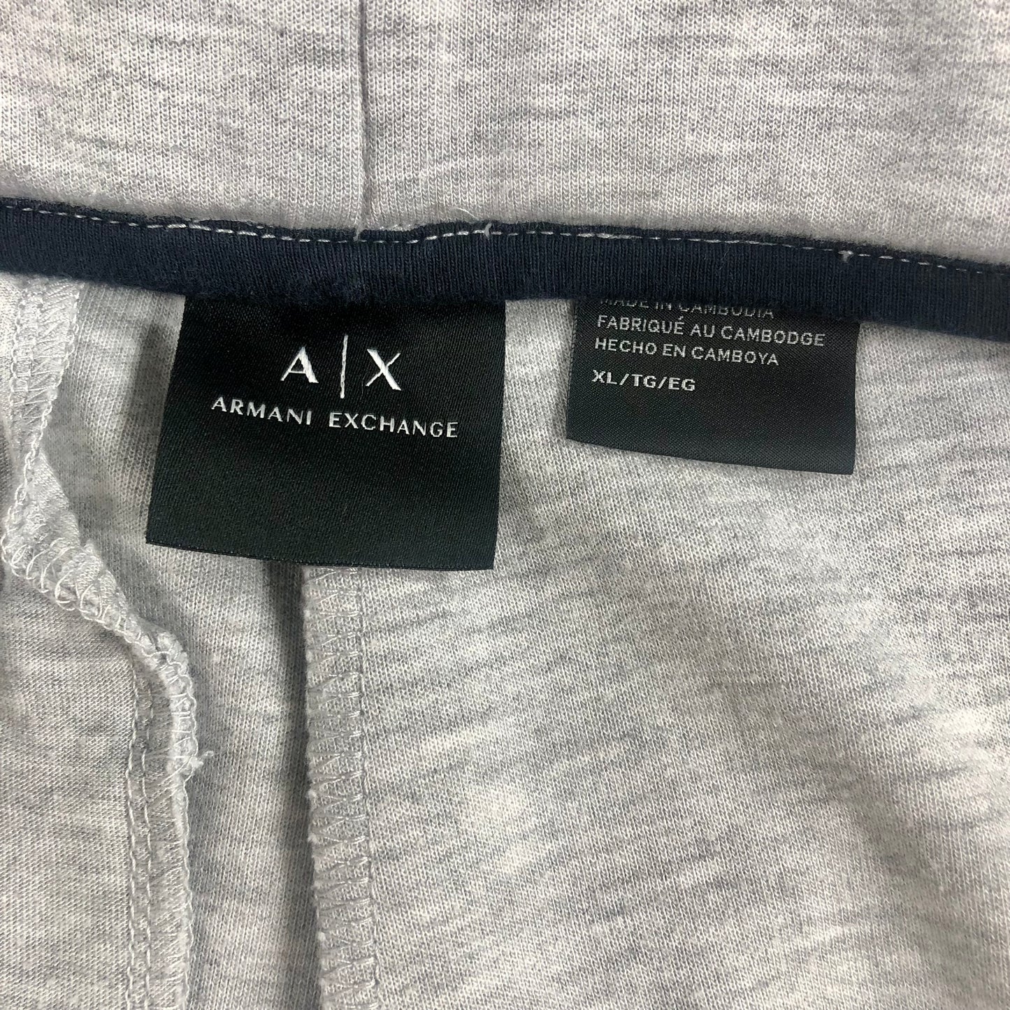 Pantalon Jogger marca Armani Exchange 🇮🇹 color gris Talla XL