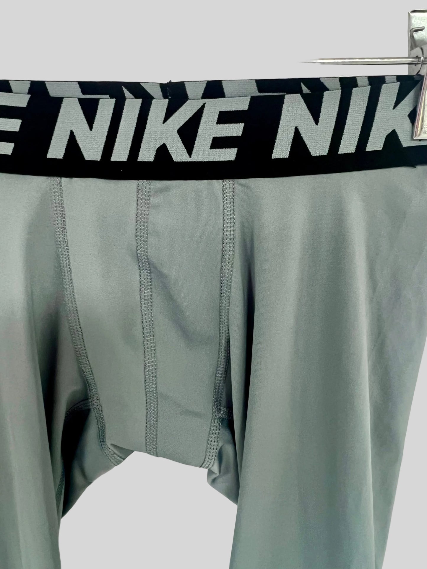 Malla de entrenamiento licra Nike ✔️ Pro Dri-FIT para hombre en Color gris cintura en negro Talla M